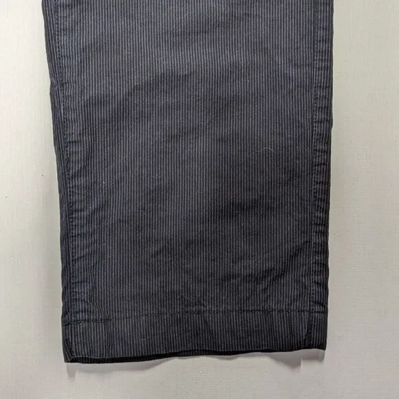 Banana Republic Men's Size 34 x 30 Aiden Fit Blue Pinstripe Pants - Picture 3 of 5